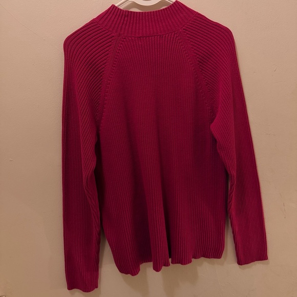 Fuchsia Studio Works Ribbed Turtle Neck Sweater - Picture 3 of 3